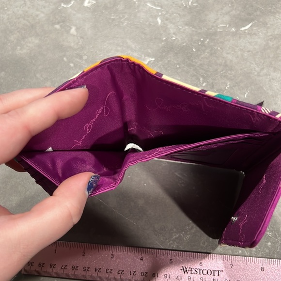 Vera Bradley Euro Wallet in Plum Crazy - Picture 7 of 8